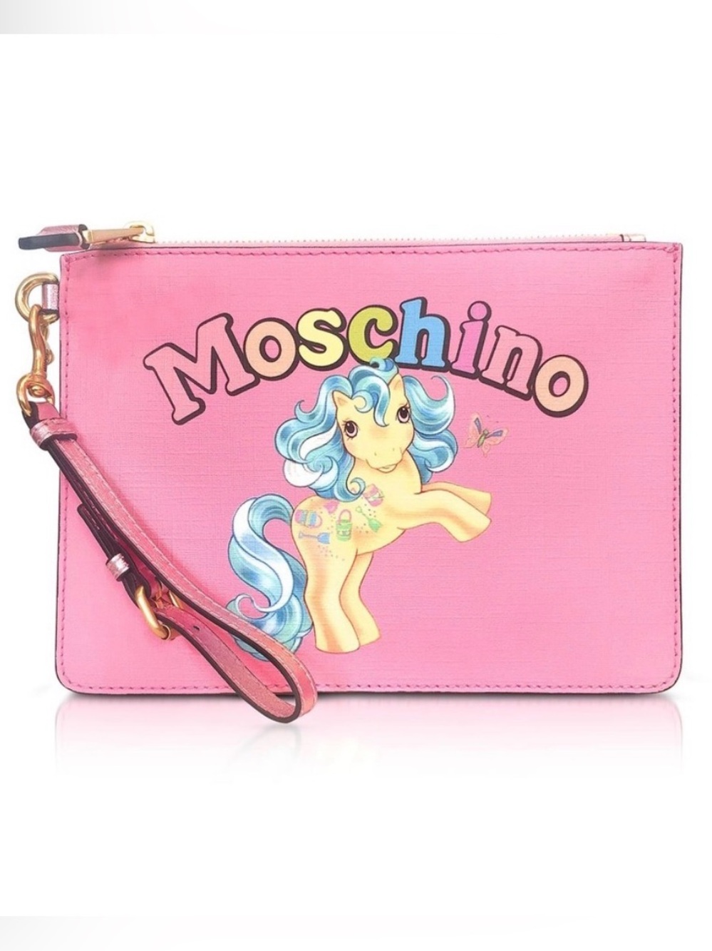 NWT Moschino My Little Pony Clutch